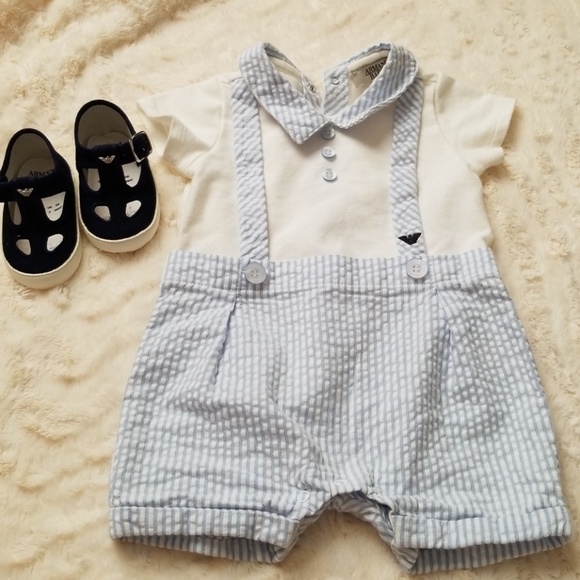 armani baby romper